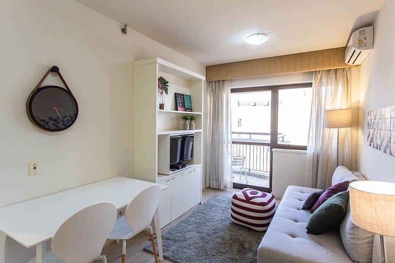 Flat de 1 quarto mobiliado no Itaim Bibi | WeHome
