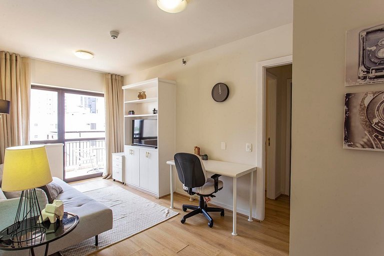 Flat de 1 quarto mobiliado no Itaim Bibi | WeHome