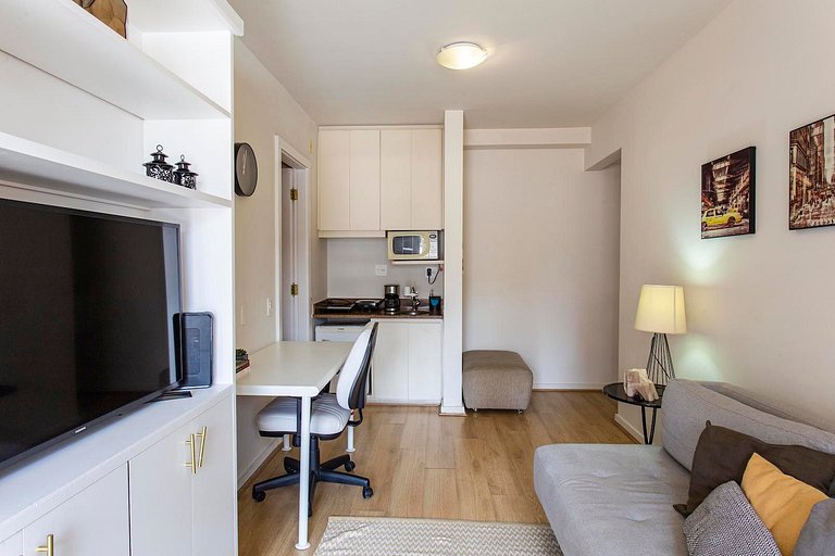 Flat de 1 quarto mobiliado no Itaim Bibi | WeHome