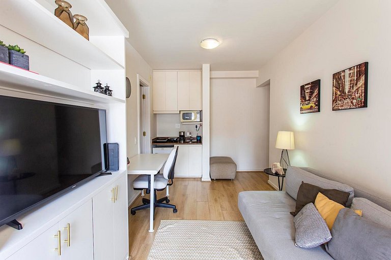 Flat de 1 quarto mobiliado no Itaim Bibi | WeHome