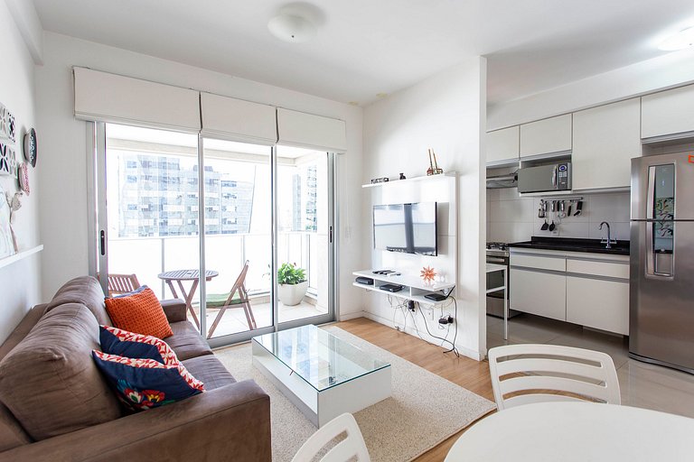 Flat de 2 quartos na Chácara Santo Antônio | WeHome