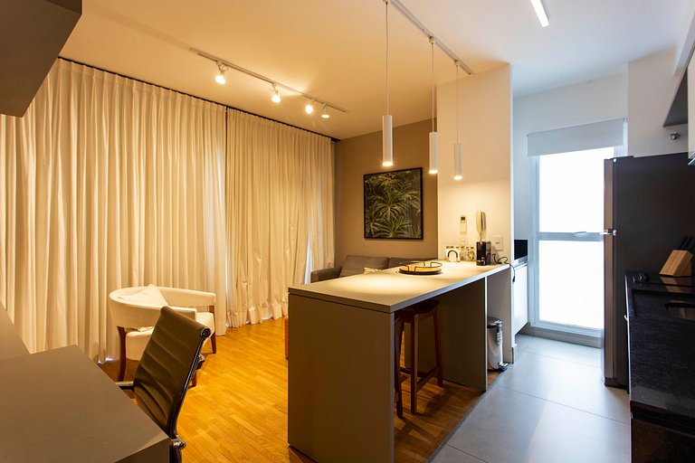 Wehome - Hermoso estudio con balcón tipo Garden