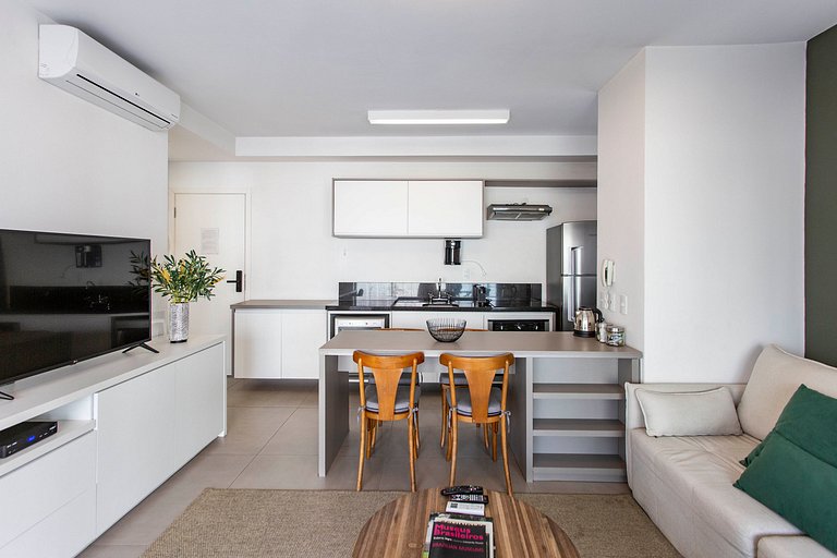 Wehome - 1 dormitorio, edificio moderno, cerca de Av Paulist