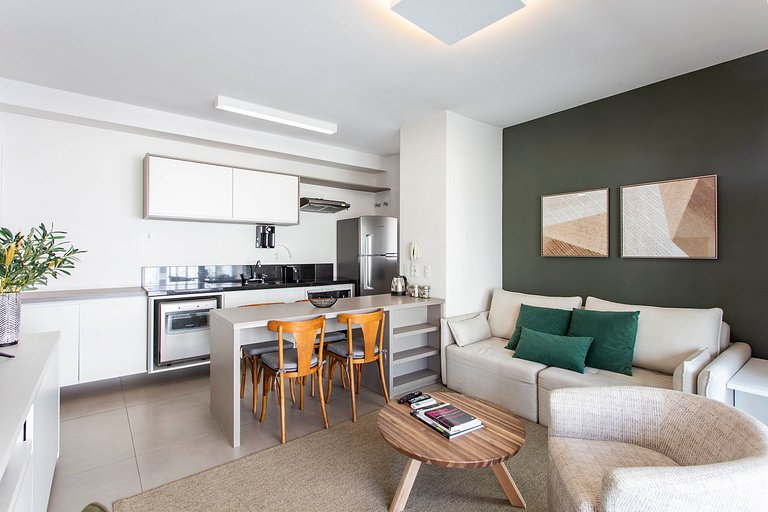 Flat de 1 quarto nos Jardins | Atelier Bela Cintra | WeHome