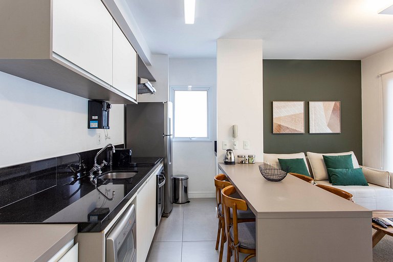Flat de 1 quarto nos Jardins | Atelier Bela Cintra | WeHome