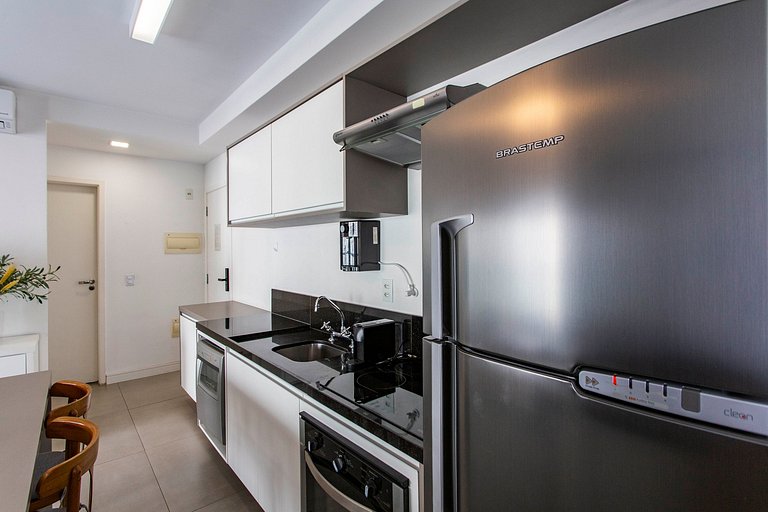 Wehome - 1 dormitorio, edificio moderno, cerca de Av Paulist