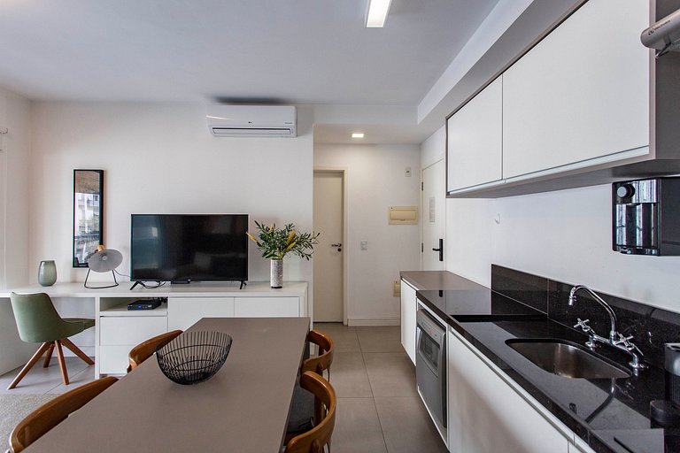 Wehome - 1 dormitorio, edificio moderno, cerca de Av Paulist