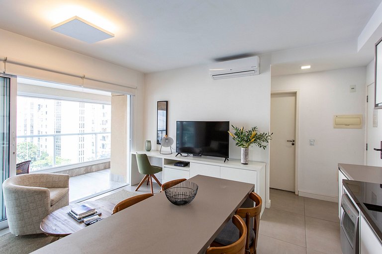 Wehome - 1 dormitorio, edificio moderno, cerca de Av Paulist