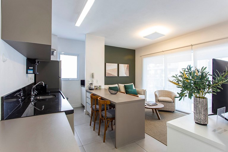 Wehome - 1 dormitorio, edificio moderno, cerca de Av Paulist