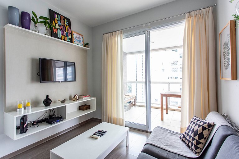 Flat de 1 habitación amueblado en Vila Olímpia | WeHome