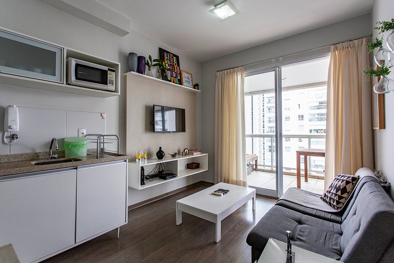 Wehome - Disfruta lo mejor de Vila Olímpia con terraza