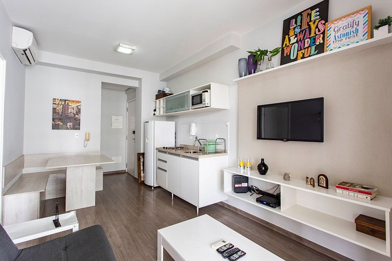 Flat de 1 quarto mobiliado na Vila Olímpia | WeHome
