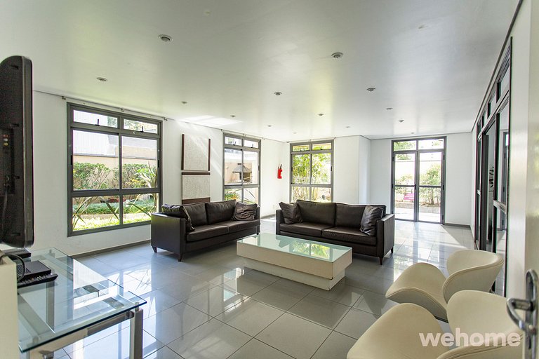 Flat de 1 quarto mobiliado no Brooklin | WeHome