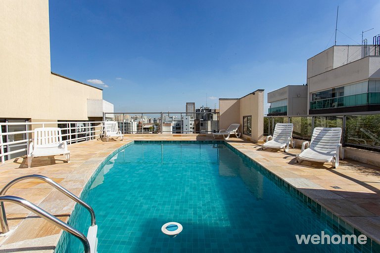 Flat de 1 quarto mobiliado no Brooklin | WeHome