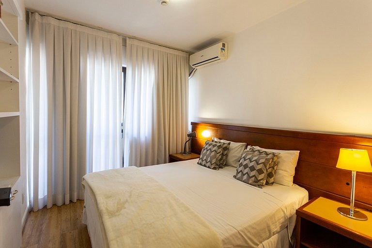 Wehome - Flat completo e com a melhor localização, no Itaim