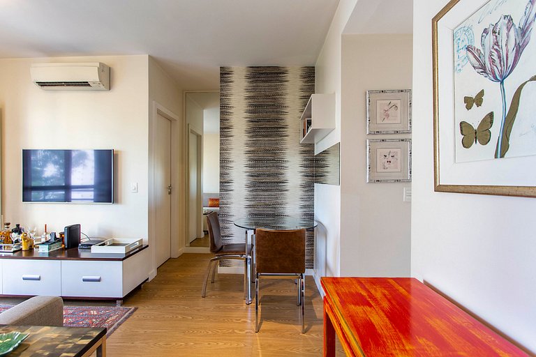 Flat de 1 quarto mobiliado no Brooklin | WeHome