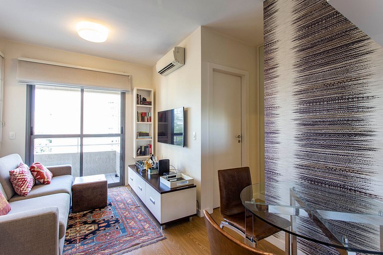 Flat de 1 quarto mobiliado no Brooklin | WeHome