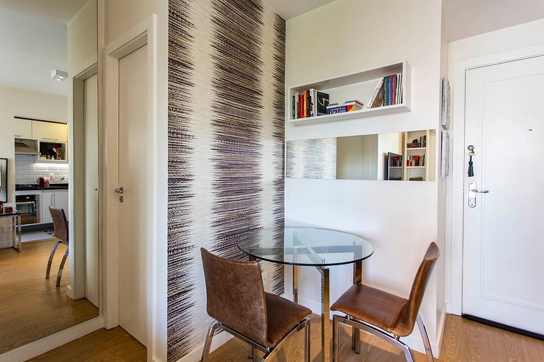 Flat de 1 quarto mobiliado no Brooklin | WeHome