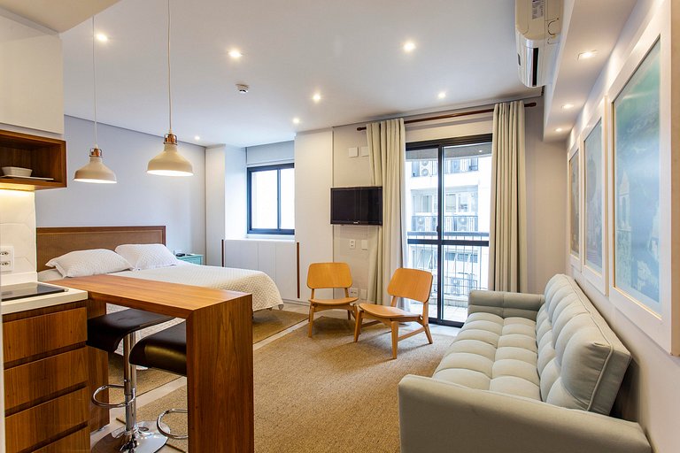 Wehome - Beautiful studio in the best part of Itaim Bibi