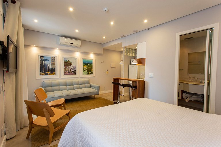 Wehome - Beautiful studio in the best part of Itaim Bibi