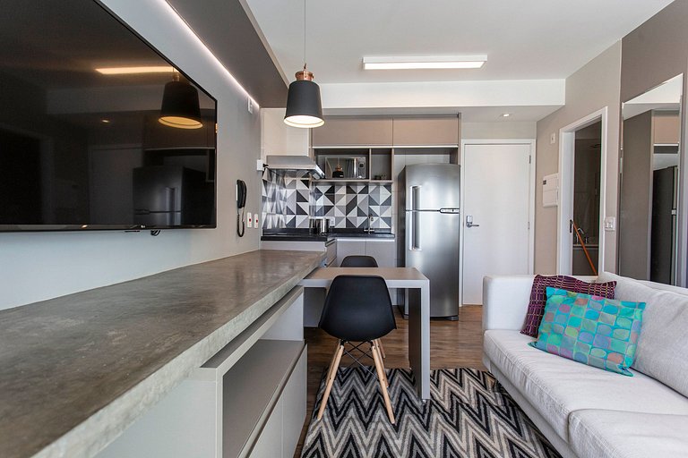 Wehome - Lindo studio ao lado do Shopping Morumbi e EZTower