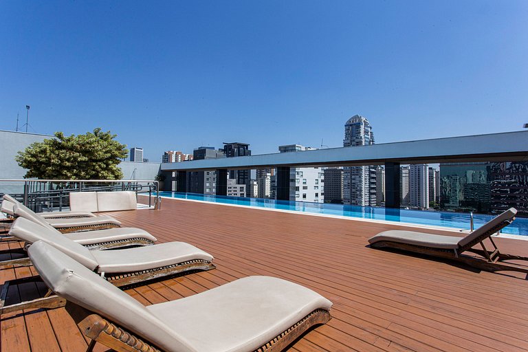 Wehome – Studio moderno e totalmente equipado na Avenida Far