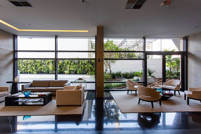 Wehome - Studio clean, espaçoso, na Faria Lima