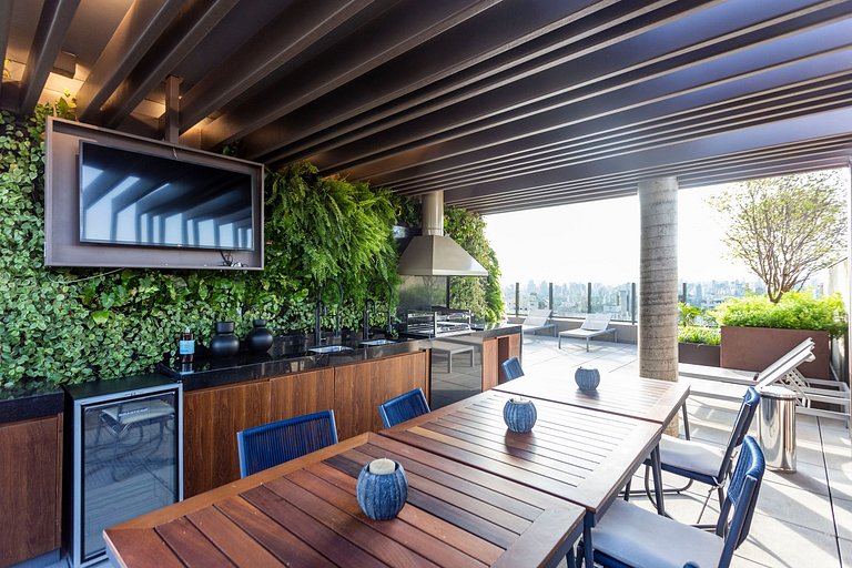 Wehome - Lindo studio, ótima localização e piscina