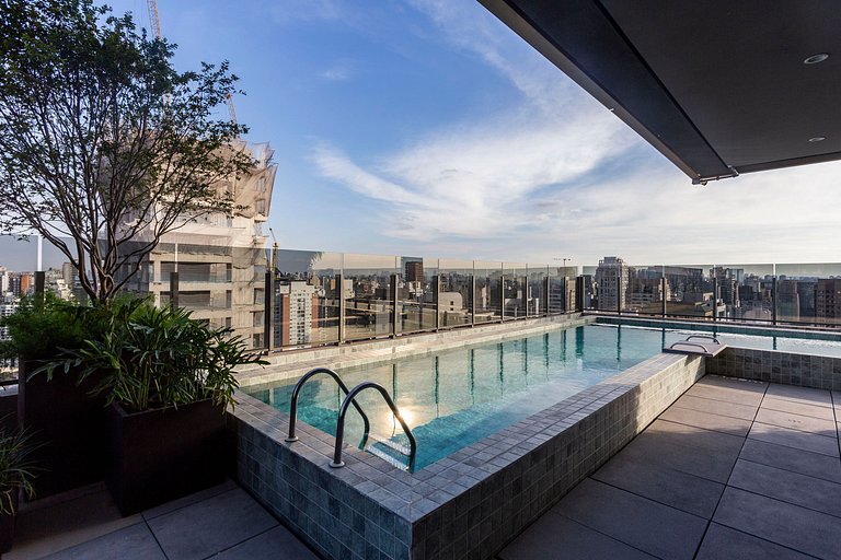 Wehome - Studio com a melhor piscina do Itaim!
