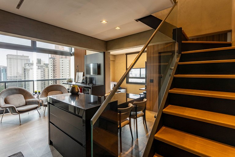 Wehome - Impeccable and Unique Duplex in Vila Olímpia