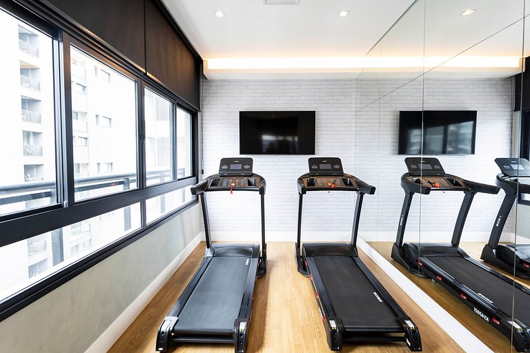 Wehome - En Moema, con 2 habitaciones y toda la comodidad qu