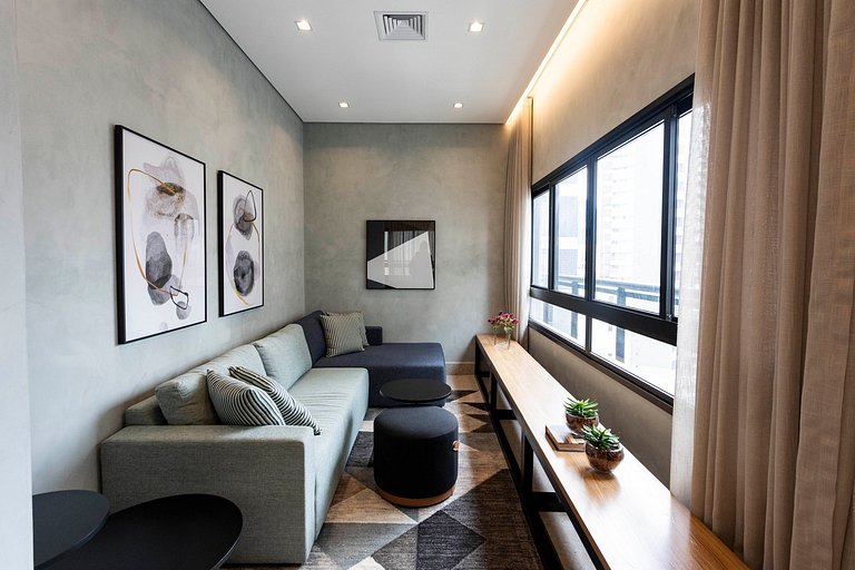 Wehome - En Moema, con 2 habitaciones y toda la comodidad qu