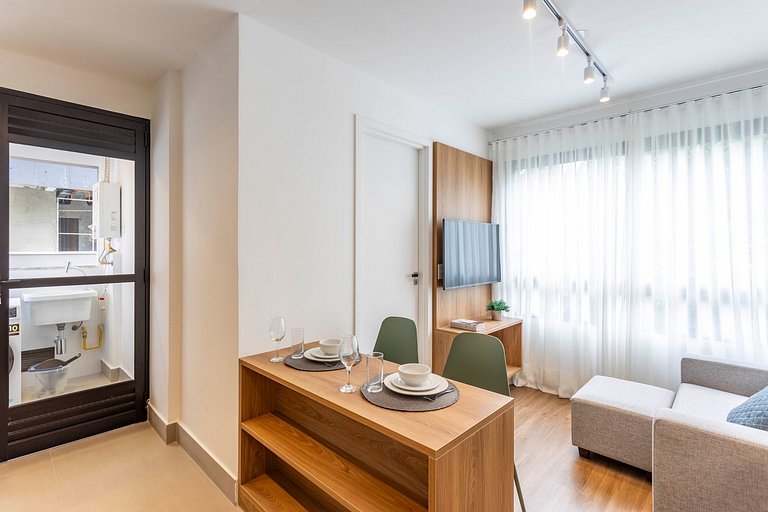 Wehome in Moema accommodates up to four guests