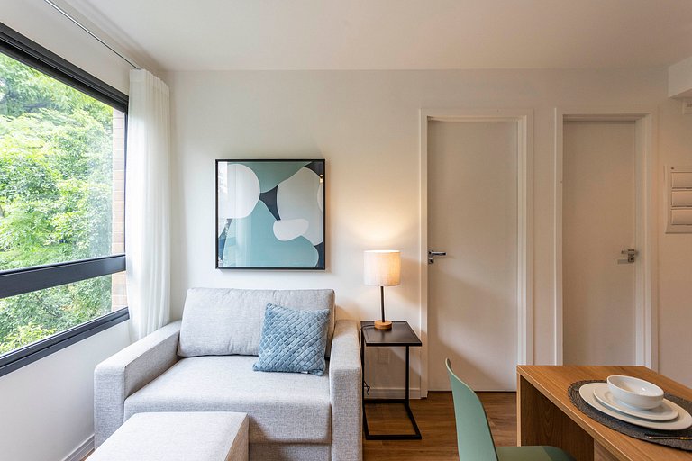 Wehome - En Moema, con 2 habitaciones y toda la comodidad qu