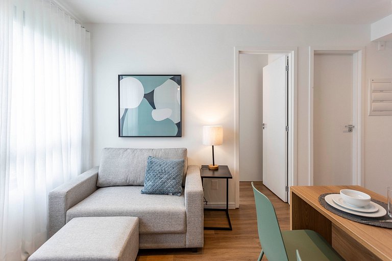 Flat de 2 quartos em Moema | Boulevard Ibirapuera | WeHome