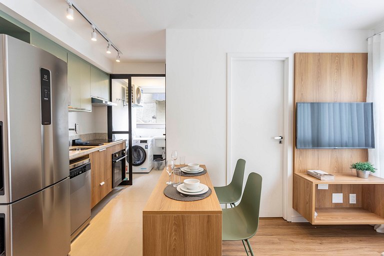 Wehome in Moema accommodates up to four guests