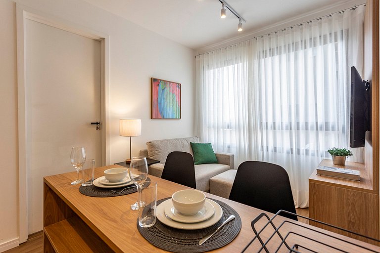 Wehome - Em Moema, com 2 quartos e muito conforto!