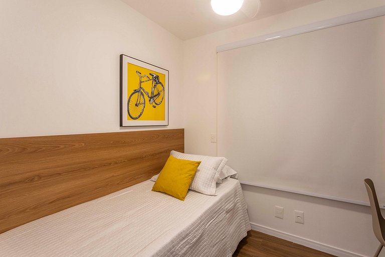 Wehome - Em Moema, com 2 quartos e muito conforto