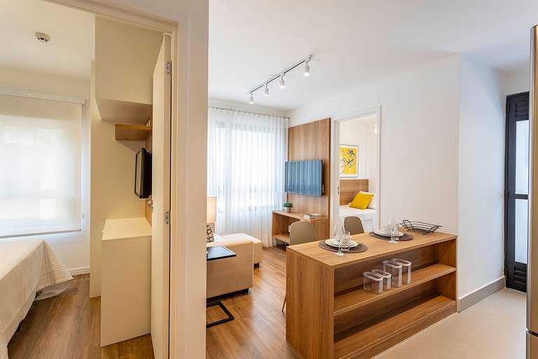 Flat de 2 quartos em Moema | Boulevard Ibirapuera | WeHome