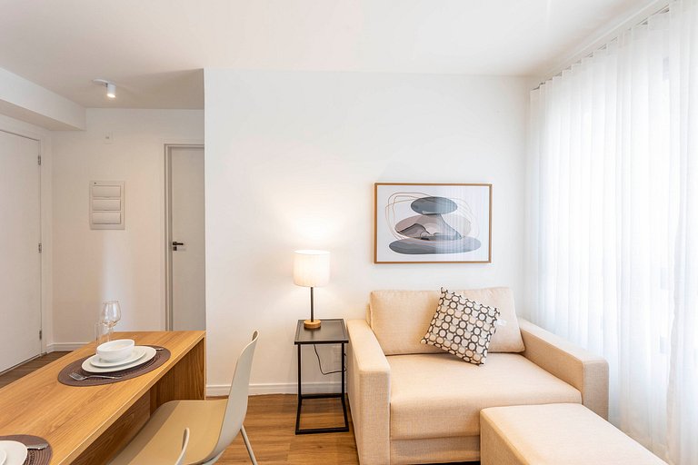 Wehome - Elegante apartamento de dos habitaciones en Moema