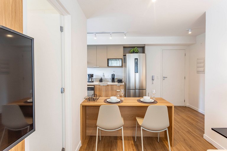 Wehome - Elegante apartamento de dos habitaciones en Moema