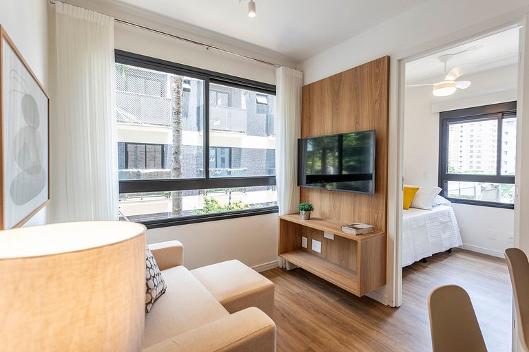 Wehome - Elegante apartamento de dos habitaciones en Moema