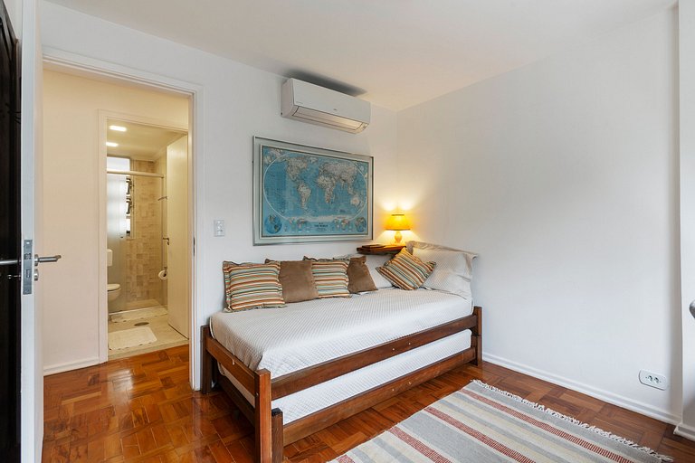 Wehome - Melhor localização, 3 dorms e Ar cond