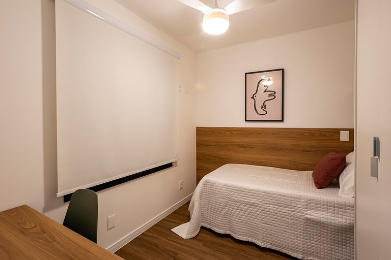 Wehome - Diferenciado, perto do Ibira com 2 dorms