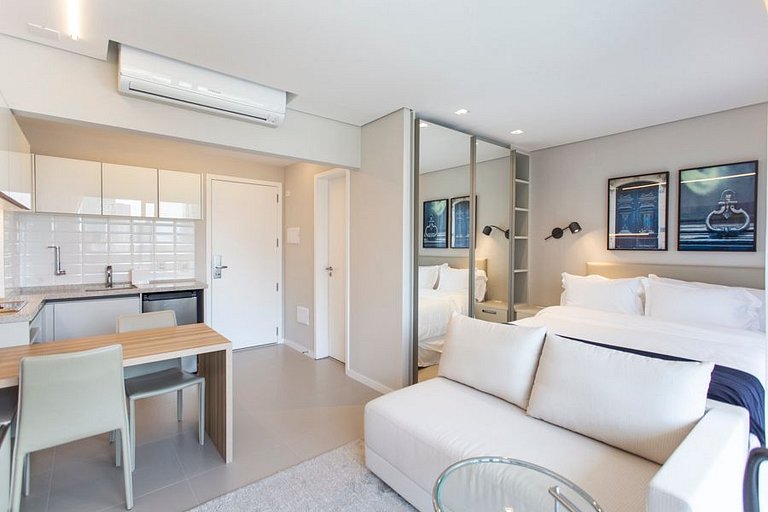 Wehome - Lindo studio completo, no Vhouse