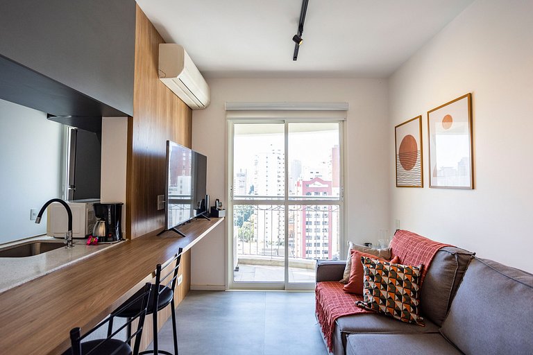 Flat de 1 quarto mobiliado na Vila Nova Conceição | WeHome