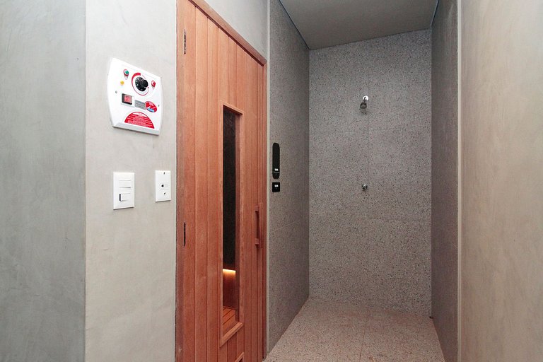 Wehome - Studio com Varanda em Moema | Piscina e Vista