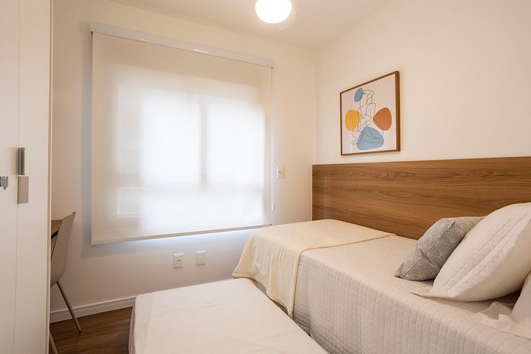 Flat de 2 quartos em Moema | Boulevard Ibirapuera | WeHome