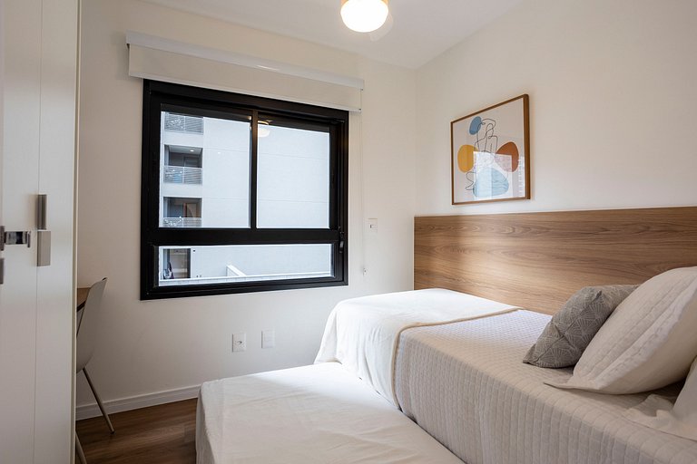 Wehome - Apartamento novo e lindo com 2 quartos em Moema