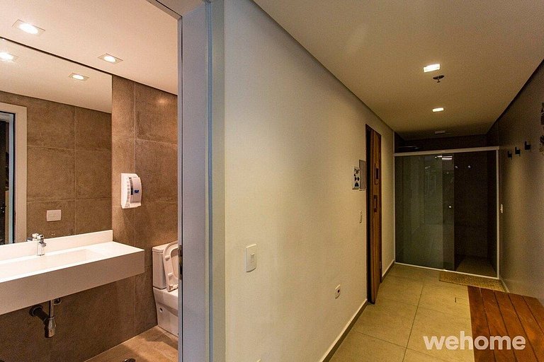 Wehome - Flat completo e com a melhor localização, no Itaim